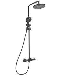 Ensemble De Douche Avec Mitigeur Et Douche De Pluie Puyehue Noir