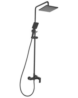 Ensemble De Douche Avec Mitigeur Et Douche De Pluie Catagena Noir