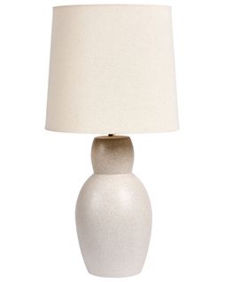 Lampe à Poser Deduru Céramique Beige