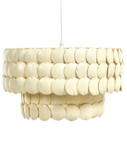 Lustre Kotmale Coquille De Noix De Coco Beige Clair