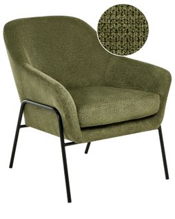 Fauteuil Veddige Tissu Vert