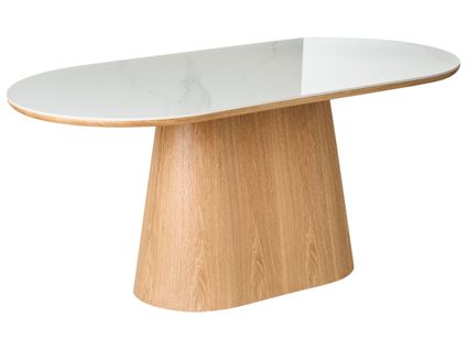 Table De Repas Lockhart Frêne Clair 180 Cm 90 Cm