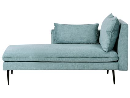 Méridienne Côté Droit Yerres Tissu Bleu Clair