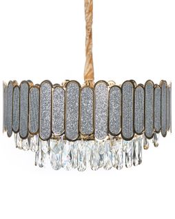 Lustre Aguarico Verre Laiton
