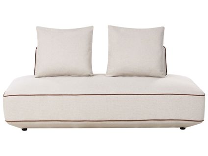 Méridienne Seillans Tissu Beige Clair