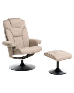 Fauteuil Inclinable Nyks Tissu - Taupe