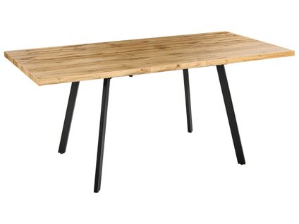 Table De Salle à Manger Extensible Harlow Marron 140/180 Cm 90 Cm
