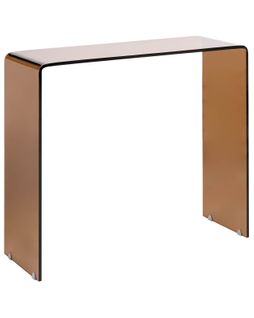 Console Kendall Verre De Sécurité Marron