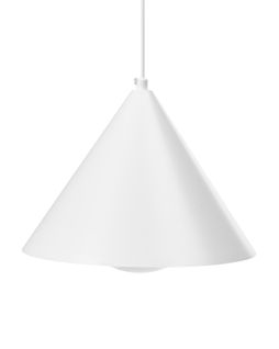 Lampe Suspension Leyre Métal Blanc