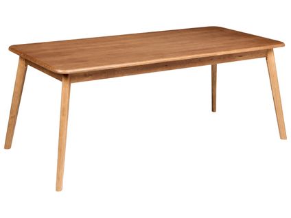 Table De Repas Keho Chêne Foncé 200 Cm 90 Cm