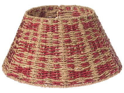 Jupe De Sapin De Noël Neige Herbier Marin Naturel 42 Cm