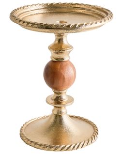 Bougeoir Vodno Métal 31 Cm Doré