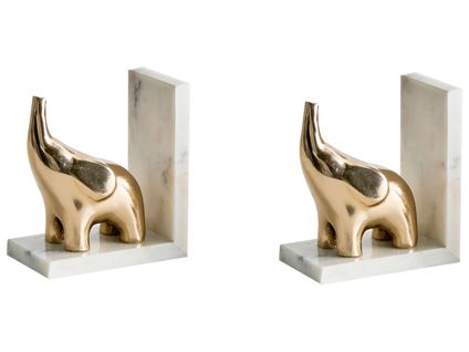 Serre-livres Kotezi Marbre Doré