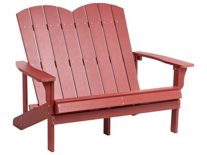 Banc De Jardin Adirondack 125 Cm Rouge