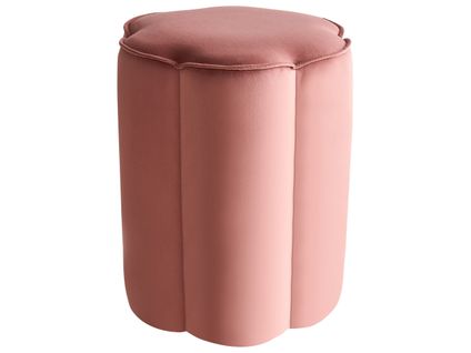 Pouf Tappen Velours Rose