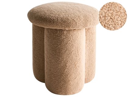 Pouf Carrington Bouclé Beige