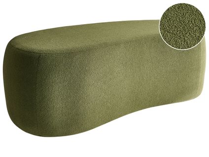 Pouf Bayard Bouclé Vert