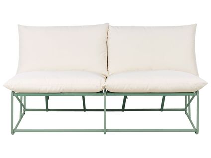 Canapé De Jardin 2 Places Pico Métal Vert