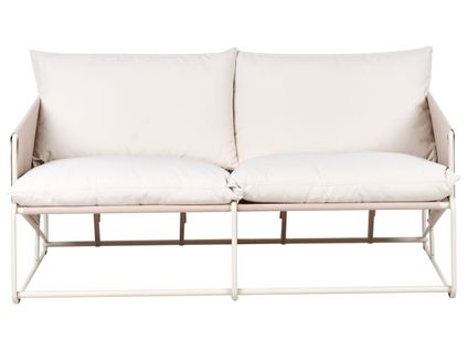 Canapé De Jardin 2 Places Ponte Métal Taupe