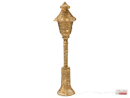 Décoration De Noël LED Alftanes Lampadaires 62 Cm Doré