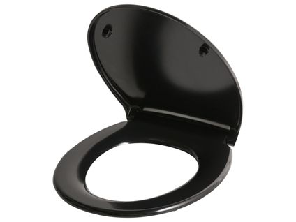 Abattant Wc Papuri Fermeture Douce Duroplast Noir