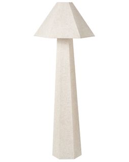Lampadaire Dembi Lin Synthétique Beige Clair