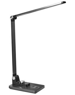 Lampe De Bureau LED Enif Avec Chargeur Sans Fil Noir