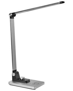 Lampe De Bureau LED Enif Avec Chargeur Sans Fil Argenté