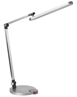 Lampe De Bureau LED Caroy Avec Chargeur Sans Fil Gris