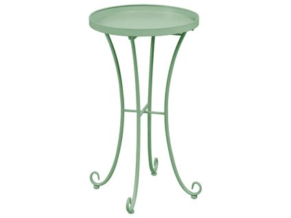 Table D'appoint Pour Le Jardin Cavinia 40 Cm 40 Cm Métal Vert