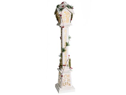 Décoration De Noël LED Lummene Lampadaires 80 Cm Blanc