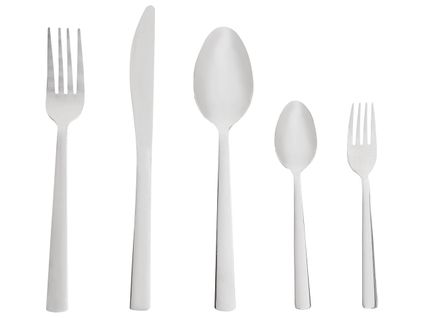 Set De 60 Couverts Penne Argenté