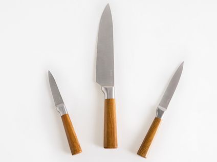 Lot De 3 Couteaux Tochigi Marron