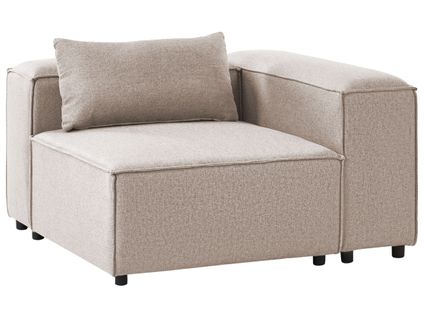 Module D'angle Brande Tissu Marron Clair Symétrique