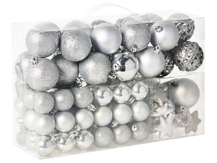 Lot De 102 Boules Bandak Argenté