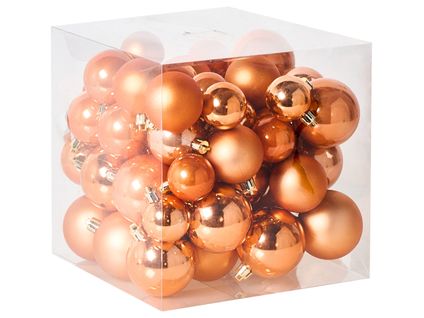 Lot De 60 Boules Lovatnet Cuivré