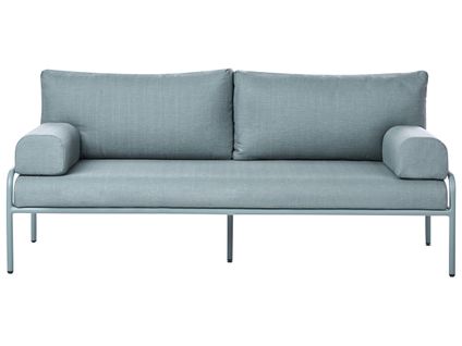 Canapé De Jardin 2 Places Solofra Métal Vert Menthe