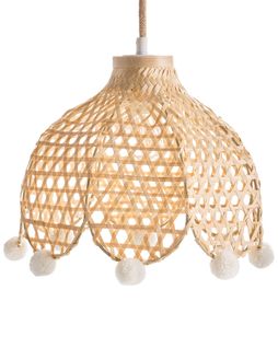 Lampe Suspension Manyame Rotin Naturel
