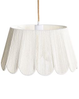 Lampe Suspension Sebakwe Corde En Papier Beige Clair