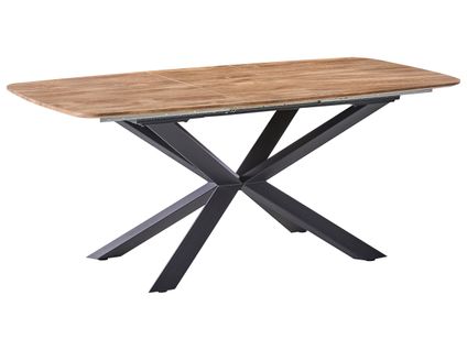 Table De Salle à Manger Extensible Gairdner Marron 140/180 Cm 90 Cm