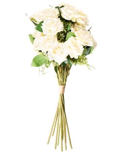 Bouquet De Fleurs Artificielles Lapas 55 Cm Blanc