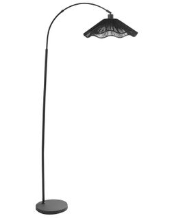 Lampadaire Migori Papier Noir