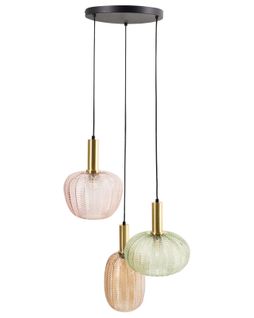 Lampe Suspension Njoro Verre Multicolore