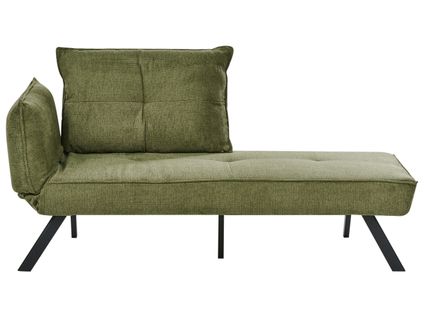 Méridienne Côté Gauche Rocamadour Tissu Vert