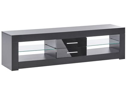 Meuble TV Avec LED Esquimalt Noir