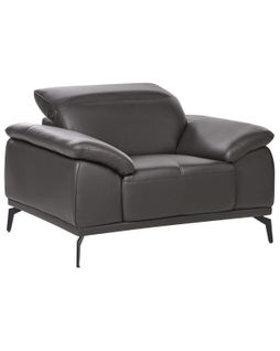 Fauteuil Vejen Cuir Pu Noir