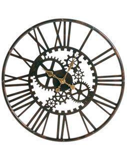 Horloge Murale Petrer 60 Cm Métal Noir