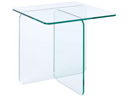 Table D'appoint Amisk Verre De Sécurité Transparent