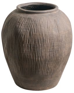 Vase à Fleurs Katerini 40 Cm Marron