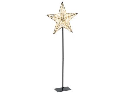 Décoration Extérieure LED Sannan Étoile 110 Cm Noir